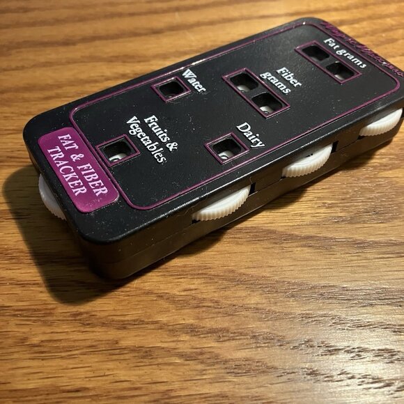 Vintage 90s Weight Watchers Fat & Fiber Tracker Manual Tracker No Box - Picture 4 of 9